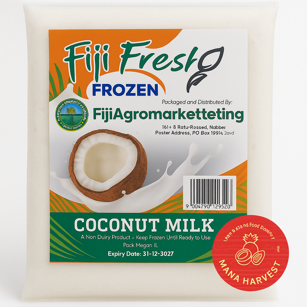 Fiji Fresh - Frozen Coconut Milk - 1 Litre